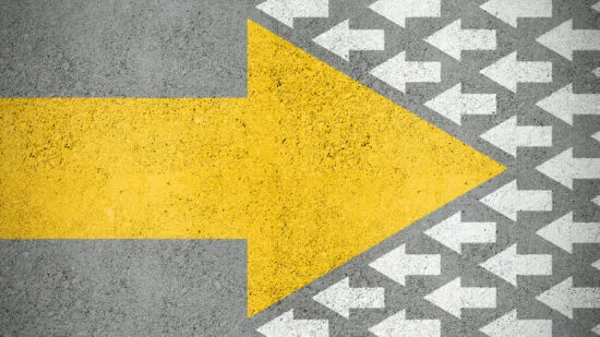 Strong yellow (idea) arrow against smaller old white (methods), municipal bonds may be the best option in fixed income